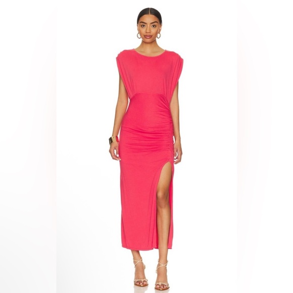 Free People Bold Pink Backless Dress - Picture 3 of 3